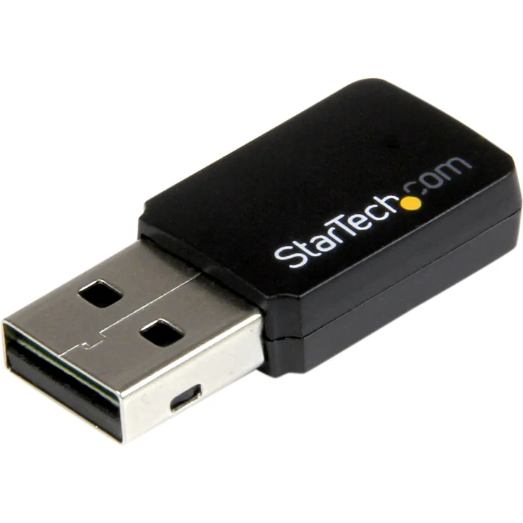 StarTech.com USB 2.0 AC600 Mini Dual Band Wireless-AC Wlan Adapter, 1T1R 802.11ac WiFi Netzwerkadapter, 2,4 GHz - 5 GHz Mini Stick – Bild 1