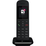 Telekom Speedphone 12 schnurloses Festnetztelefon, zur Nutzung an aktuellen Routern mit DECT-CAT-iq Schnittstelle (z.B. Speedport, Fritzbox), 5 cm Farbdisplay, VoIP-Telefon, schwarz