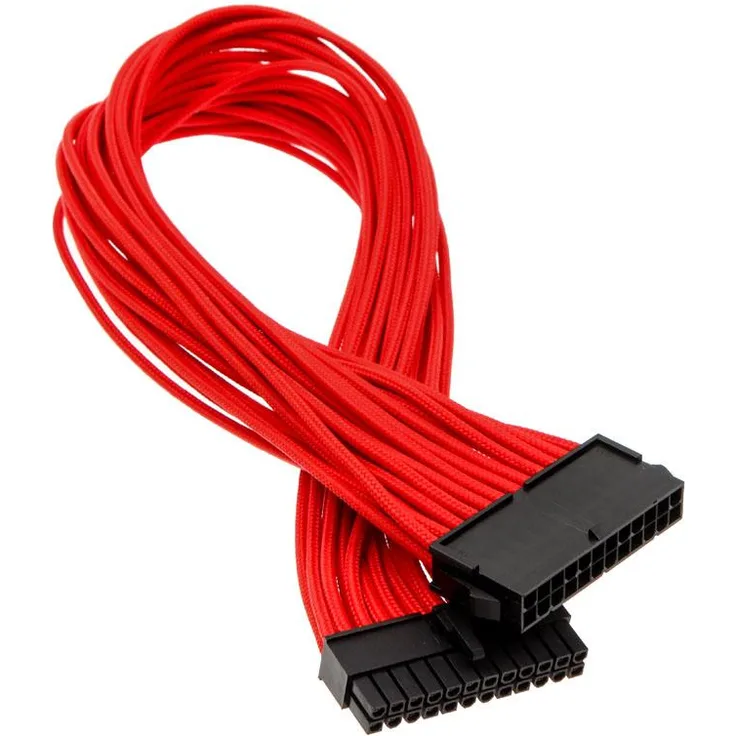 Phanteks PH-CB8P_BK Internes Stromkabel 0,5 m - Interne Stromkabel (0,5 m, 8-pin(4+4) EPS12V, PCI-E (8-pin), Male Connector-Female Connector, Gerade, Gerade)