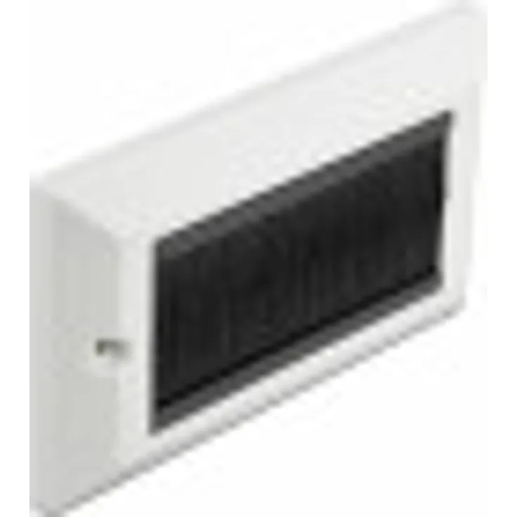 Delock Kabelmanagement Abdeckblende 146 x 86 mm mit schwarzen Bürstenstreifen