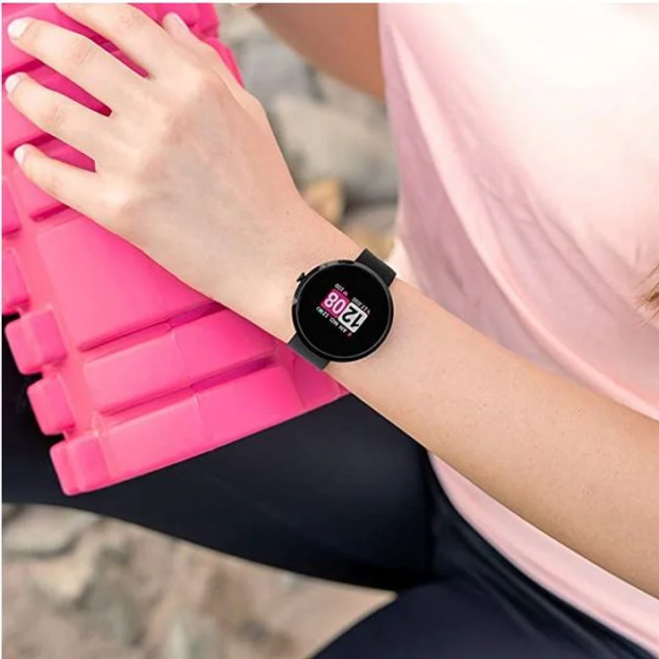 X-Watch Xlyne SIONA COLOR FIT Smartwatch Unisex, Einheitsgröße, Dark Black – Bild 6