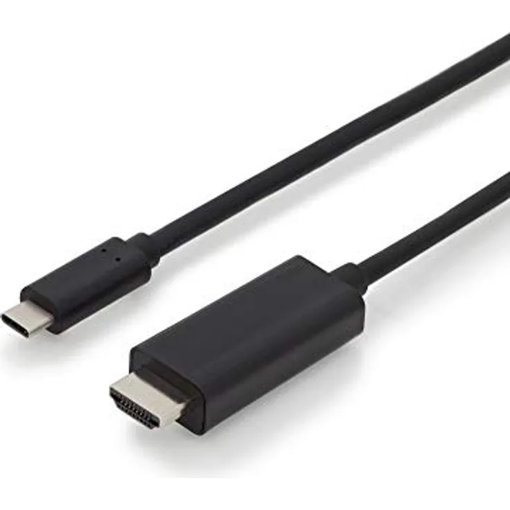 DIGITUS USB Type-C Adapterkabel, Typ-C auf HDMI A St-5.0m, 4K-60Hz, 18GB, , sw, Gold