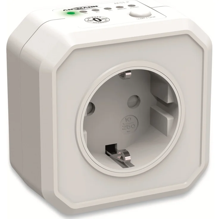 Zeitschaltuhr ANSMANN AES1, Steckdose mit ZeroWatt Technologie – Bild 1