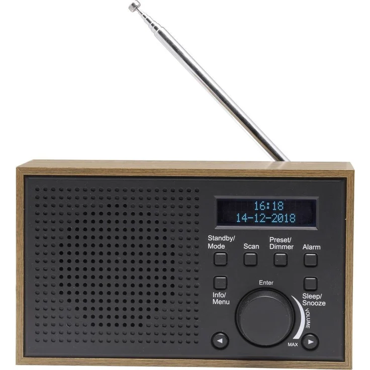 Denver DAB-46 DAB+ Tischradio UKW Grau (111111000390) – Bild 2