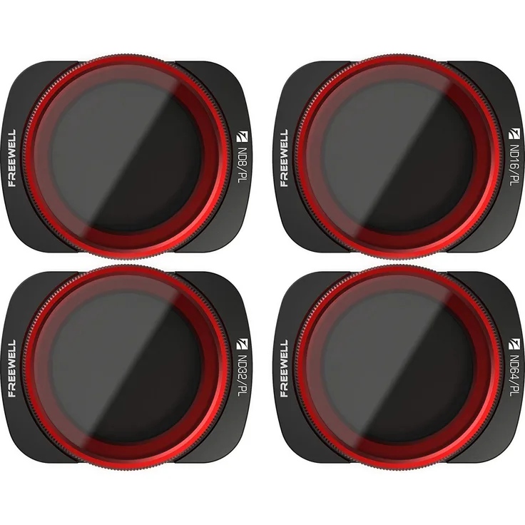 Freewell Bright Day 4K Series Filter für ND8/PL, ND16/PL, ND32/PL, ND64/PL kompatibel mit DJI Osmo Pocket