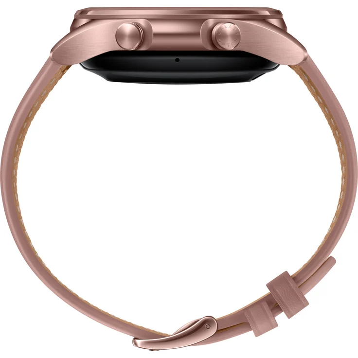 Samsung Galaxy Watch 3 LTE Smartwatch GPS, Damen, 41mm, Lederarmband, Mystic Bronze – Bild 4