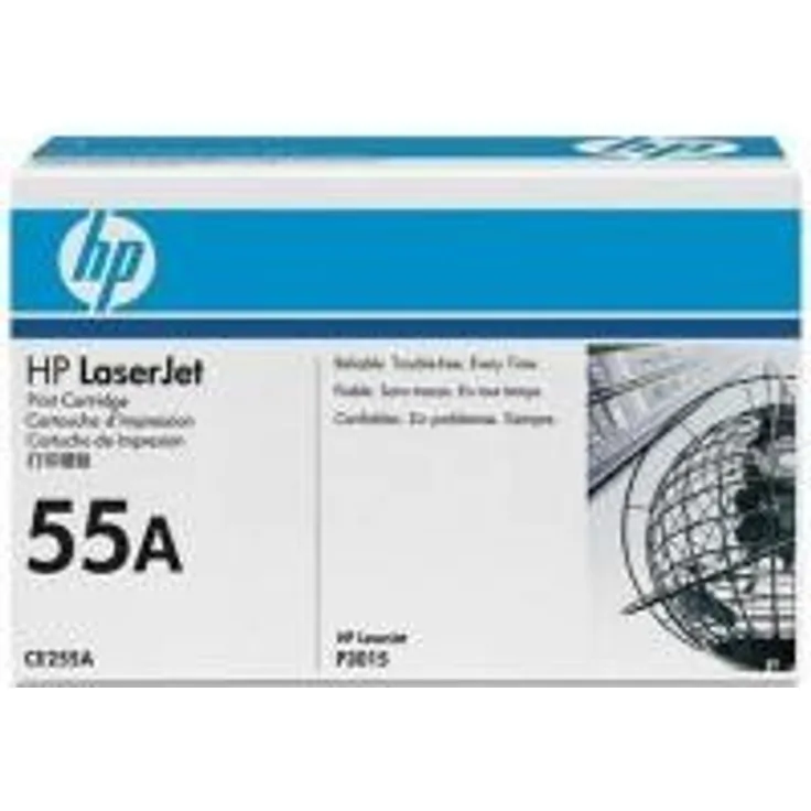 HP 55A Schwarz Original LaserJet Tonerkartusche (CE255A)
