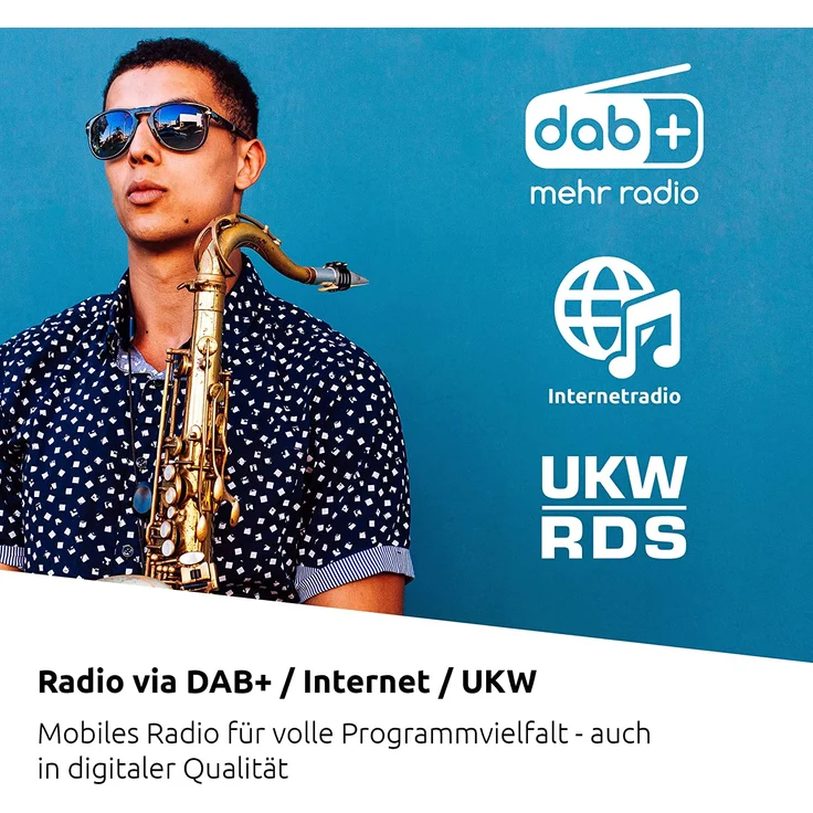 TechniSat VIOLA 2 C IR Internetradio mit WLAN, Wecker, TFT-Display, schwarz – Bild 4