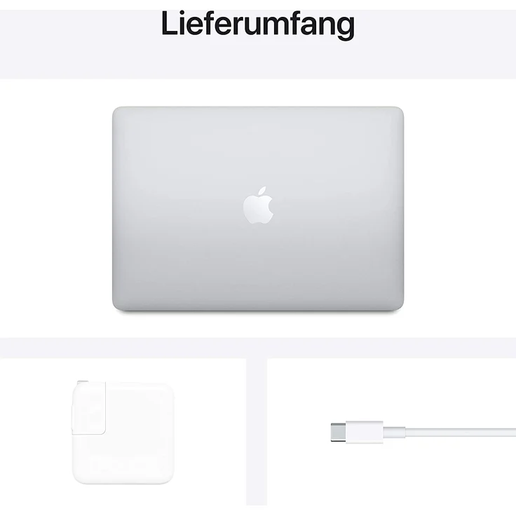 Apple MacBook Air 13 (2020) - 13,3 Zoll (2.560 x 1.600) IPS, Apple M1 Prozessor, 8GB RAM, 256GB SSD, Apple 7 Core GPU, macOS (Silber) MGN93D/A – Bild 6