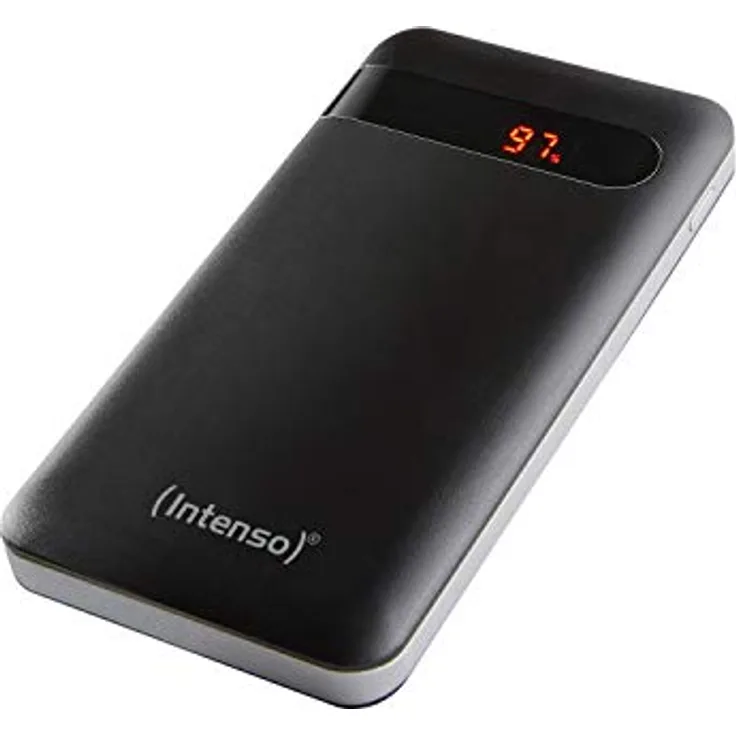 Intenso Powerbank PD 10000 - externer Akku mit Power Delivery & Quick Charge 3.0 (10000mAh, geeignet für Smartphone, Tablet, MP3 Player, Digitalkamera), schwarz