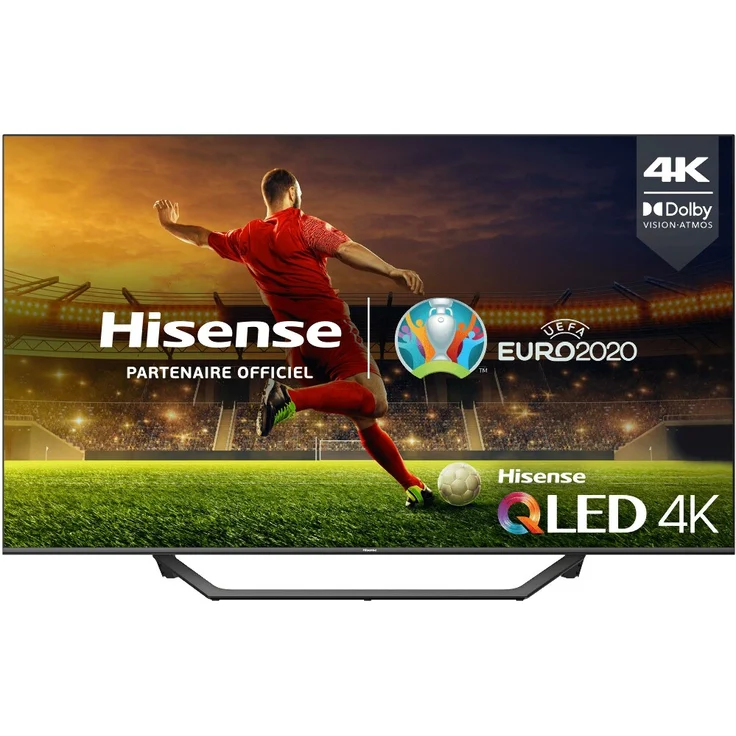 Hisense 50A7GQ 126 cm (50 Zoll) QLED Smart TV (Ultra HD, HDR, Direct LED) HD-Triple-Tuner (Sat, Antenne, Kabel) Modelljahr 2021 Energieklasse G (DE-Modell) – Bild 1