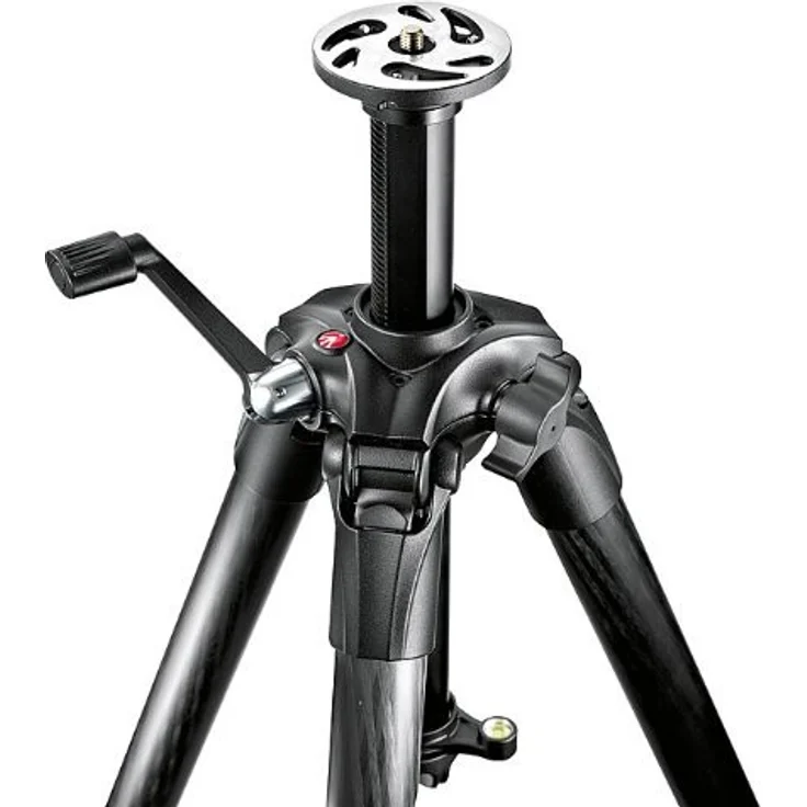 Manfrotto MT057C3-G Carbon Stativ mit 2 Auszügen und Kurbelsäule – Bild 2