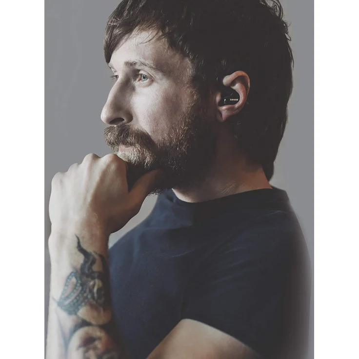 Shure Aonic 215 True Wireless In-Ear Kopfhörer, mit Bluetooth, Mikrofon, geeignet für Sport, schwarz – Bild 8