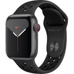 Apple Watch Series 5 Nike Smartwatch LTE, Unisex, 40mm, Schwarz