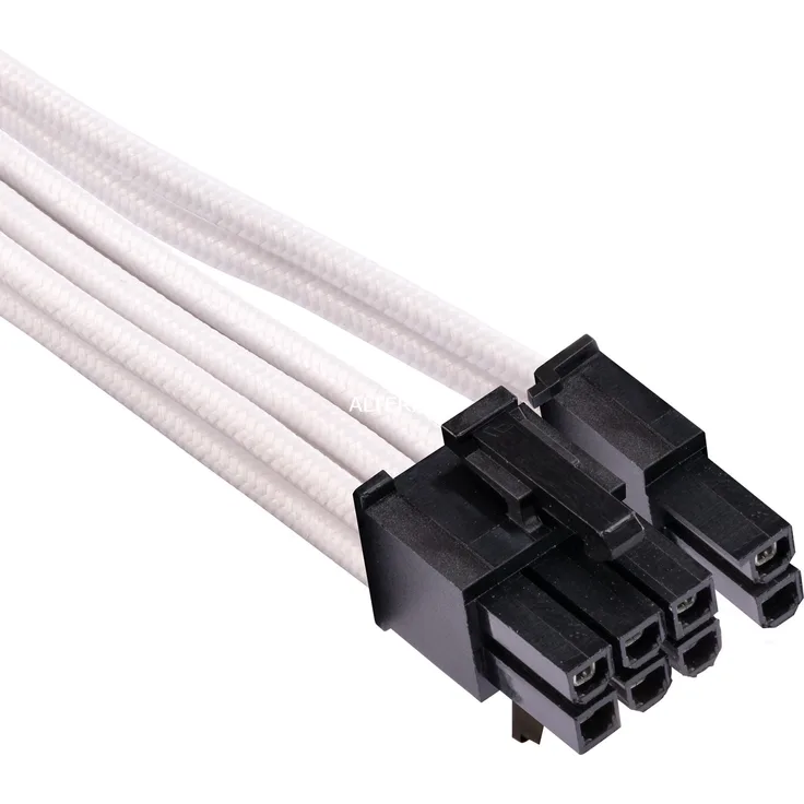 Corsair Premium individually sleeved (Type 4, Generation 4) - Stromkabel - 8-poliger PCIe Power (W) eingerastet bis 8-poliger PCIe Power (6+2) (W) eingerastet - 65 cm - weiß (Packung mit 2) (CP-8920252) - Preisvergleich