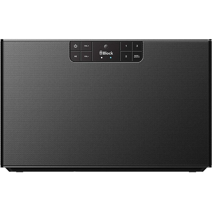Audioblock BLOCK C Multiroom-Lautsprecher mit Alexa, Webradio, geeignet für Indoor, schwarz – Bild 1
