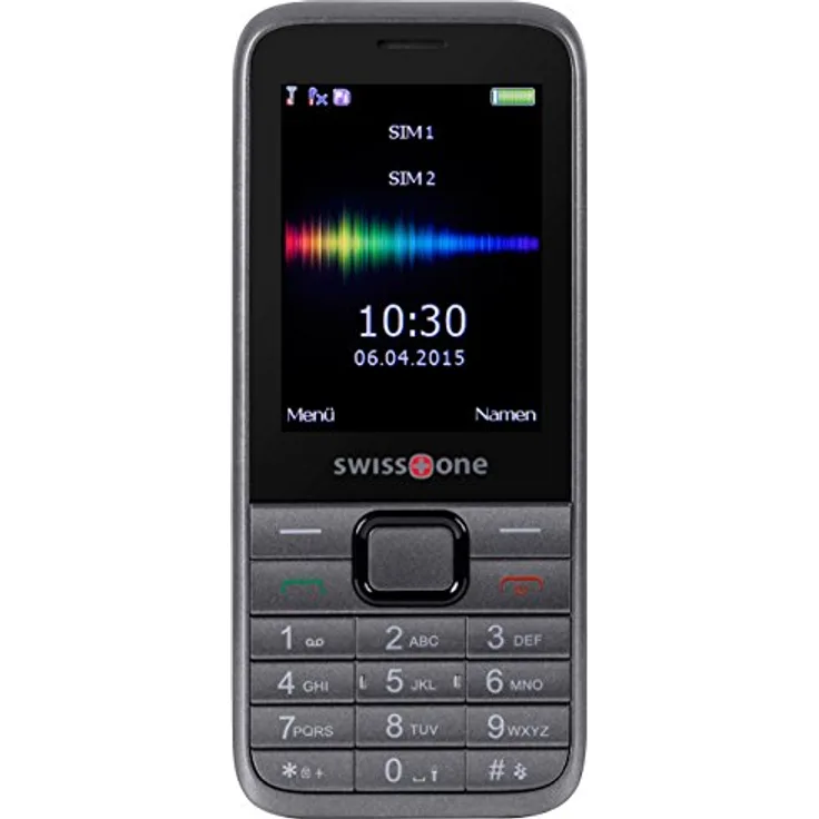 swisstone SC 560 - Dual SIM Mobiltelefon mit extra großem beleuchtetem Farbdisplay