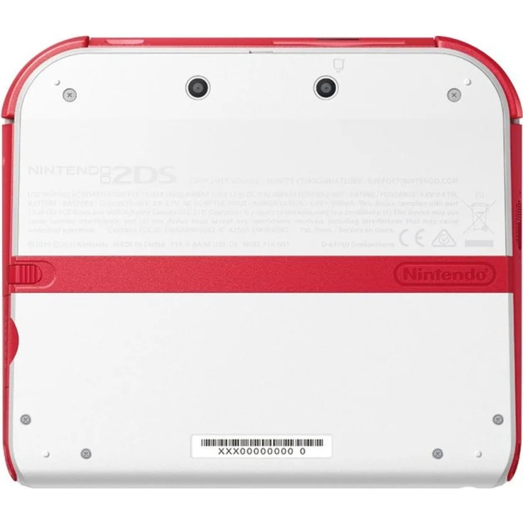 Nintendo 2DS Weiß-Rot 256MB & 4GB Speicherkarte – Bild 4