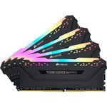 Corsair Vengeance RGB PRO 128GB (4x32GB) DDR4 3000 (PC4-24000) C16 Desktop Speicher - Schwarz (CMW128GX4M4D3000C16) - Preisvergleich