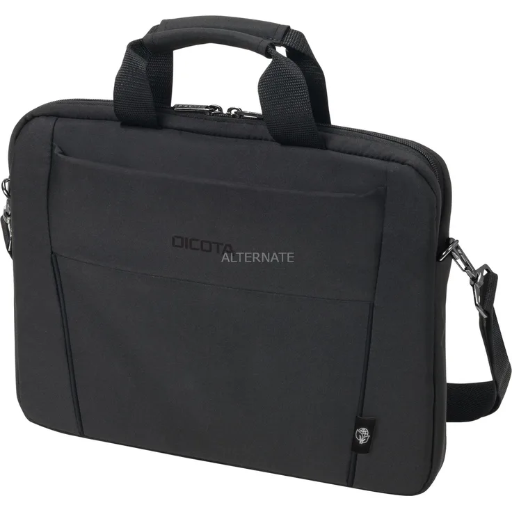 DICOTA Slim Eco BASE Notebooktasche, grau, bis 35,8 cm (14,1'')