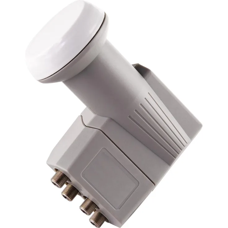 Schwaiger LNB4 10,70-12,75 GHz grau Frequenzwandler Minderer Low Noise Block (LNB)