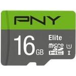 PNY Elite microSDHC card Class 10 UHS-I U1 100MB-s - 16GB