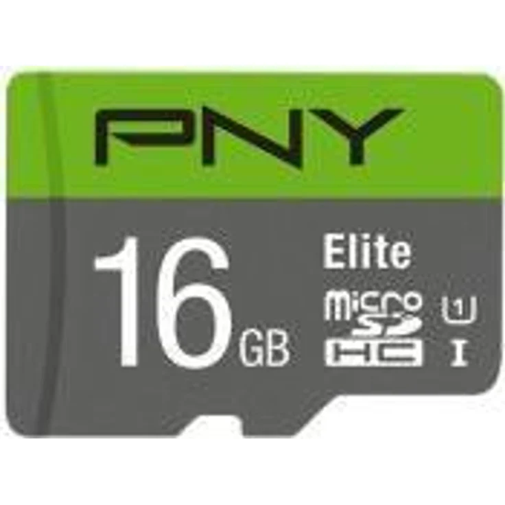 PNY Elite microSDHC card Class 10 UHS-I U1 100MB-s - 16GB – Bild 1