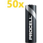 50x Duracell Procell MN1500 Mignon Mignon AA LR6 Batterie