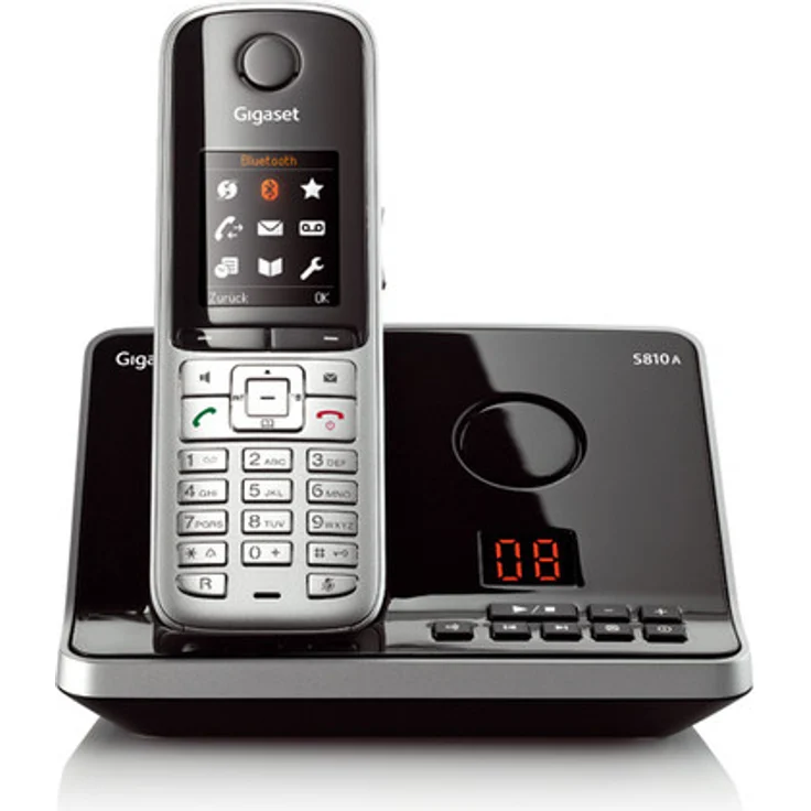 Gigaset S810A Analog-Telefon schwarz/grau – Bild 2