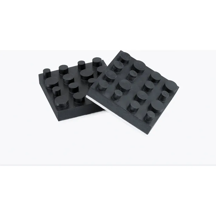Dynavox Antivibe Geräte-und Boxenfüsse Gummi, quadr. 40 x 40 mm, 4er Set