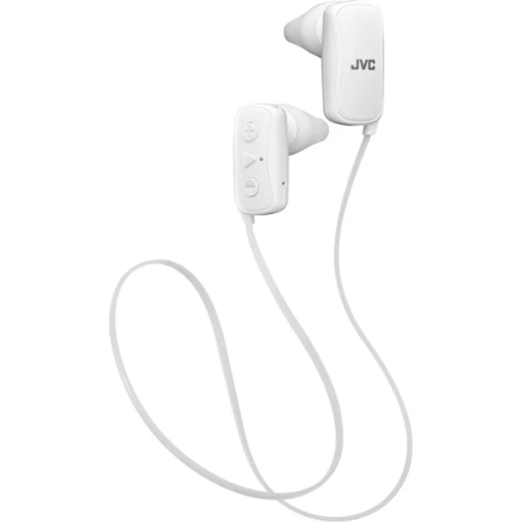 JVC HA-F250BT Bluetooth Sport In-Ear Kopfhörer für kabellosen Musikgenuss, weiß