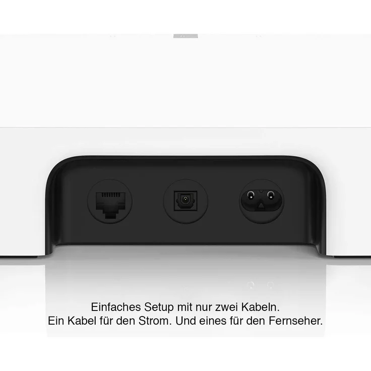 Sonos Playbase 3.1 Soundbase ohne Subwoofer mit Subwoofer, kabellos/kabelgebunden, geeignet für TV, weiß (2017) – Bild 5
