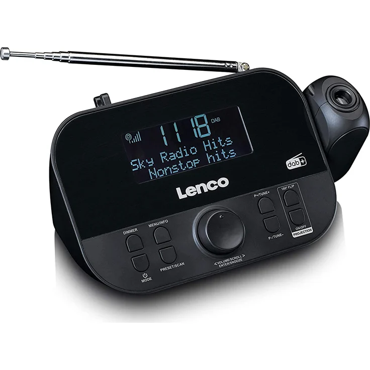 Lenco CR-615 Radiowecker, schwarz – Bild 7