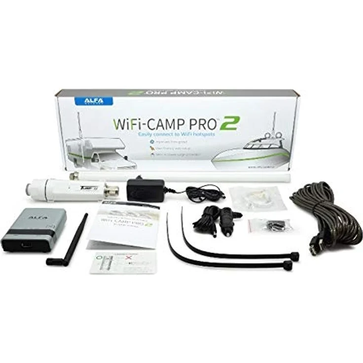 ALFA WiFi Camp-Pro 2 WLAN Range Extender Kit, 802.11b-g-n, 300MBit – Bild 1
