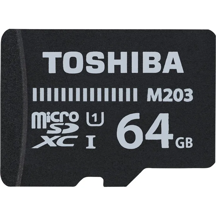 Toshiba M203 Speicherkarte microSDHC 64GB schwarz