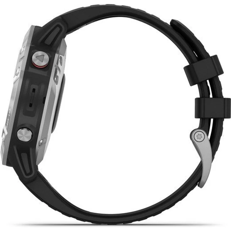 Garmin fēnix 6 Smartwatch GPS, Unisex, 47mm, Kunststoffgehäuse, Silber/Schwarz – Bild 6