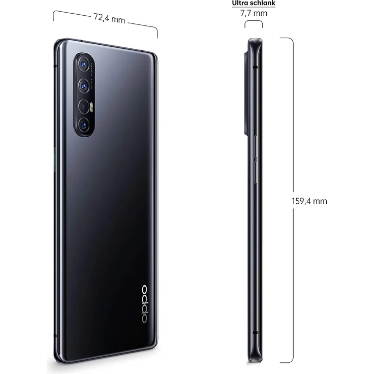 OPPO Find X2 Neo 5G Smartphone 16,5 cm (6,5 Zoll) AMOLED-Display, 256GB interner Speicher, 12GB RAM, ColorOS 7, Moonlight Black – Bild 5