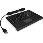 KeySonic ACK-3410 - Tastatur - mit Touchpad - USB - Deutsch QWERTZ - Schwarz (60377)