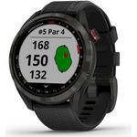 Garmin Approach S42 Golf-Uhr GPS, Unisex, 43,4mm, Kunststoffgehäuse, Grau/Schwarz (010-02572-00)