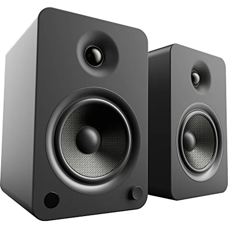 Kanto YU6 schwarz Regallautsprecher - 100 Watt - schwarz