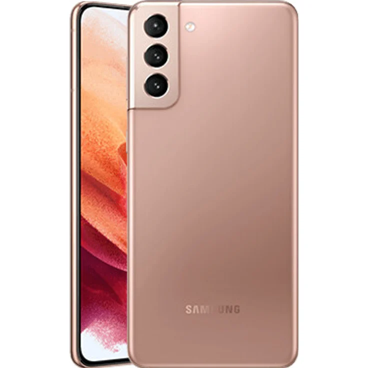 Samsung Galaxy S21 Plus 5G Smartphone 17,02cm (6,7 Zoll) AMOLED-Display, 128GB interner Speicher, 8GB RAM, Dual-SIM, Phantom Gold – Bild 1