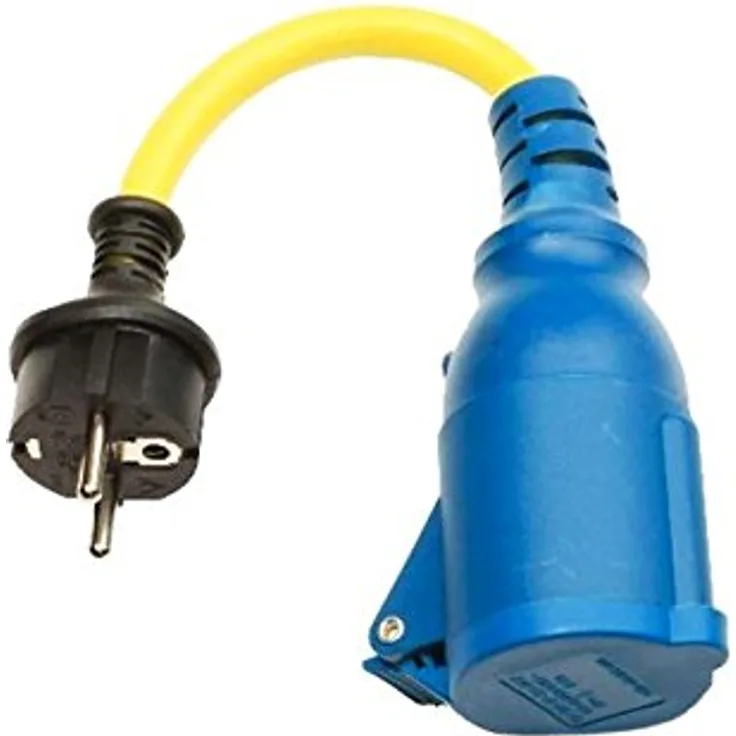 Victron Adapter 16A 250V Schuko Stecker auf E Kupplung