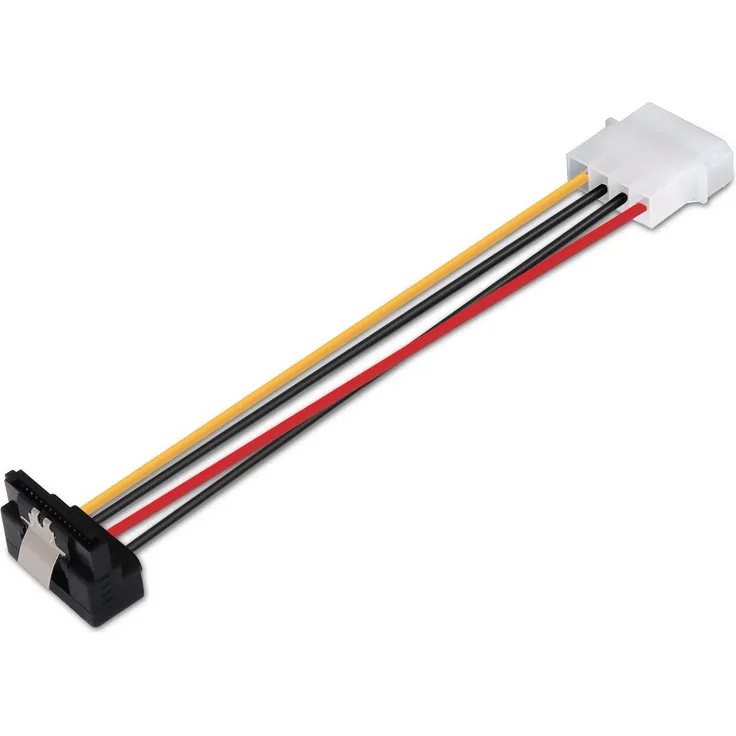 AISENS A131  0163  Kabel gewinkelt mit Verankerungen 16 cm (4Pin-m-sata) schwarz