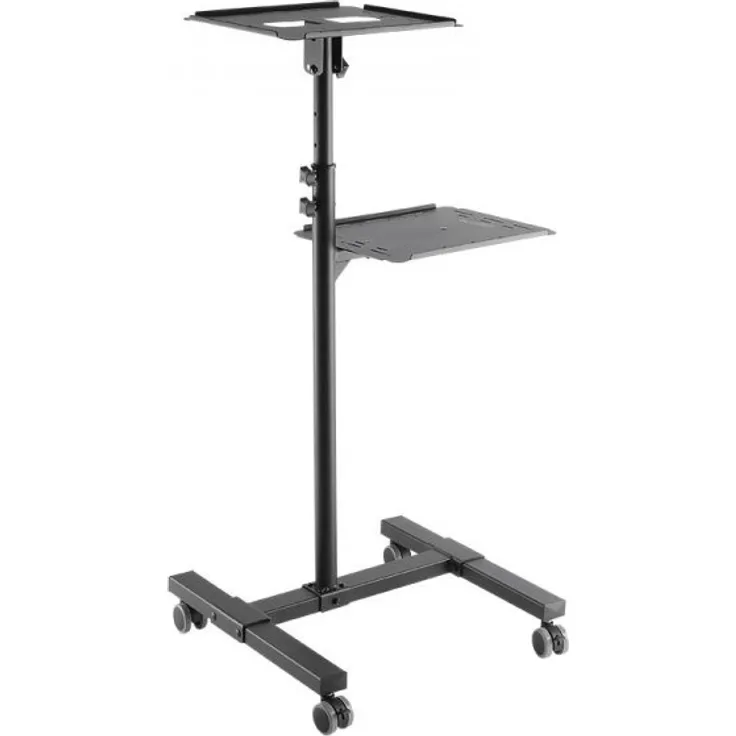 LogiLink BP0069 Projektor--Laptopwagen Stahl schwarz höhenverstellbar