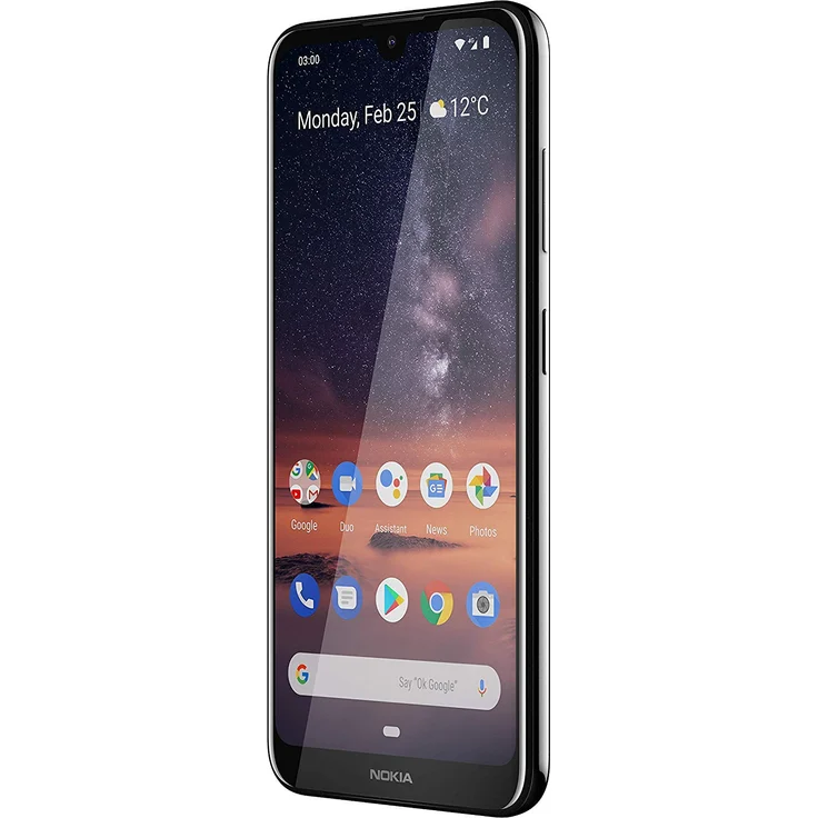 Nokia 3.2 Smartphone 15,9cm (6,26 Zoll) TFT-Display, 16GB interner Speicher, 3GB RAM, Dual-SIM, Android, Schwarz – Bild 2