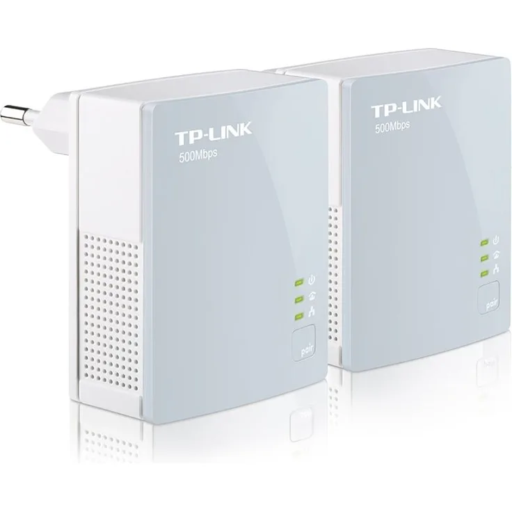 TP-Link Powerline AV500 Mini Starter Kit V2.0, HomePlug AV, RJ-45, 2er-Pack (TL-PA411KIT)