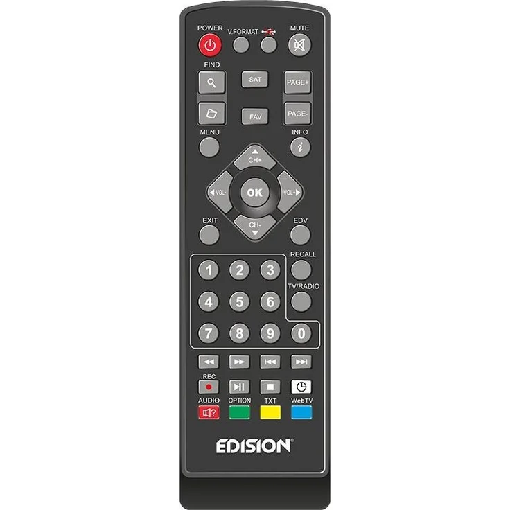 Edision proton T265 LED DVB-T2 HD H.265 HEVC Full HD Hybrid FTA Receiver HDTV DVB-T2/DVB-C DISPLAY HDMI SCART S/PDIF USB 2.0 – Bild 5
