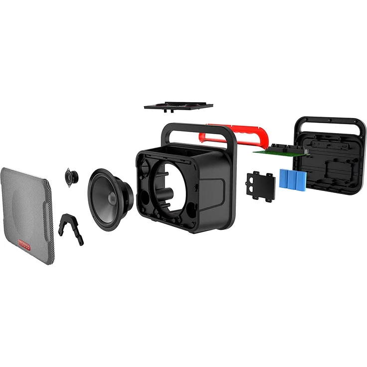 Motorola Sonic Maxx 810 - Bluetooth Trachbarer Party Lautsprecher - 20 Stunden - IPX4 Waterproof - LED-Beleuchtungssystem - FM Radio – Bild 4