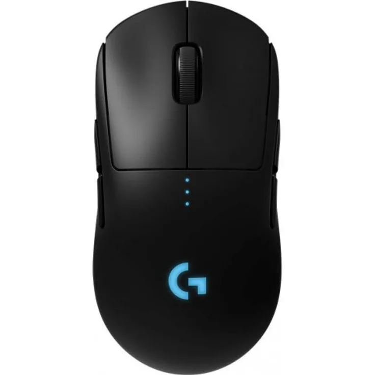 Logitech G PRO Wireless Gaming Maus, Hero 16000 DPI Sensor, USB-Anschluss, RGB-Beleuchtung, 4 - 8 Programmierbare Tasten, Benutzerdefinierte Spielprofile, Ultraleicht, PC-Mac