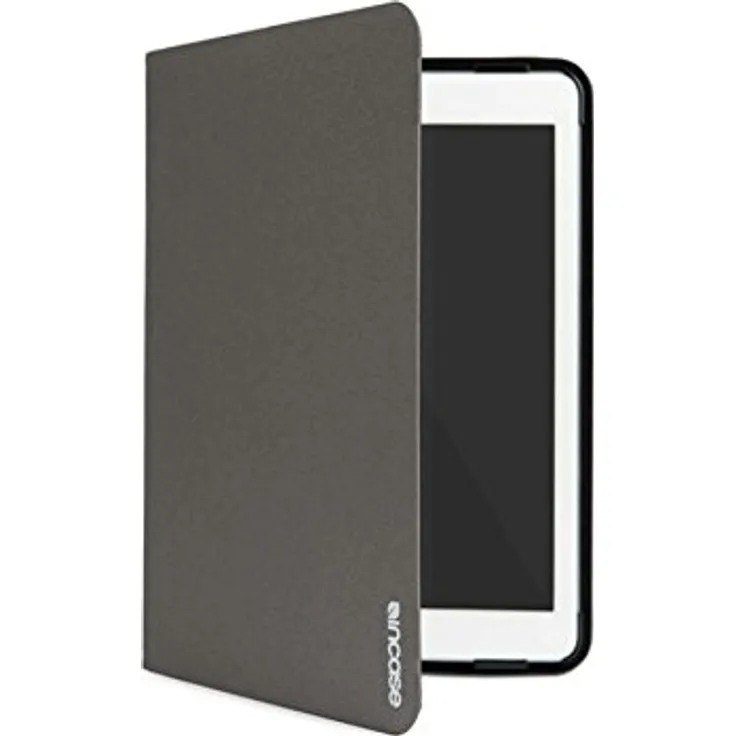 Incase Book Jacket Slim Folio Case Schutzhülle für Apple iPad mini - mini 2 (Retina) - mini 3 - charcoal [Standfunktion I Wake-Sleep Funktion I Magnetverschluss] - CL60598